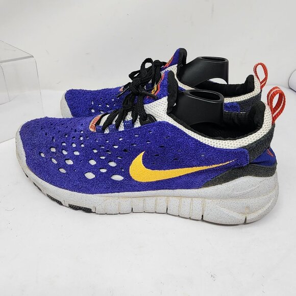 Nike Women’s Free Run Trail 5.0 Running Shoes Size 9.5 Concord Blue Taxi Sneaker - Picture 6 of 10